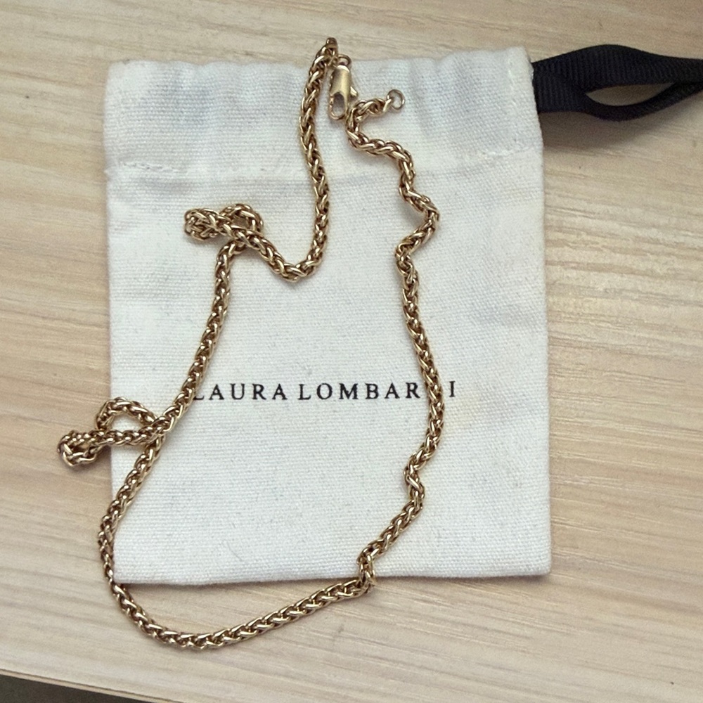 Laura Lombardi Gold Rope Chain Necklace